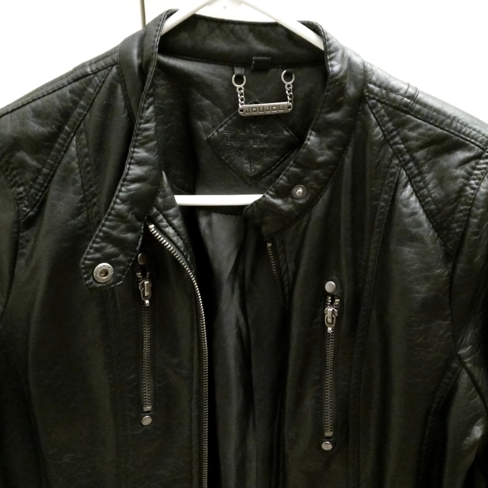 Jou Jou faux leather jacket